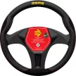 MOMO Comfort kormányvédő - M, 38-39cm - fekete/piros/sárga
