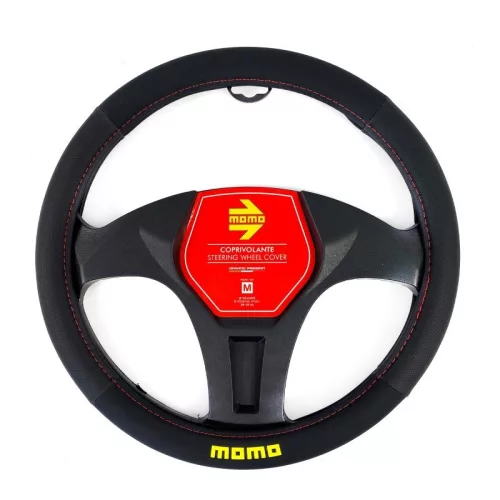 Momo EASY kormányvédő - S 37-38 cm - fekete/sárga