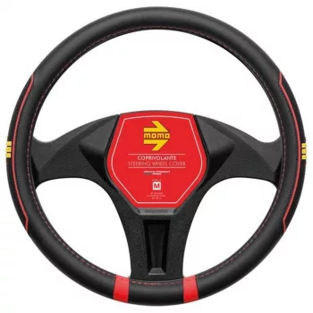 Momo FAST kormányvédő - M 38-39 cm - fekete/piros