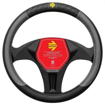 Momo VIP kormányvédő - M 38-39 cm - fekete/szürke