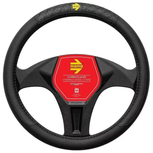 Momo VIP kormányvédő - M 38-39 cm - fekete