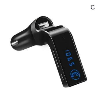 FM Transmitter - fekete - 12-24V