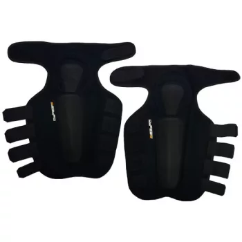 Motoros térd és sípcsontvédő neoprénből - XL