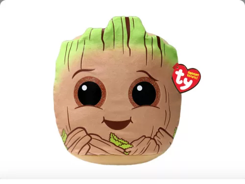 Ty Squishy Beanies Marvel Groot párna