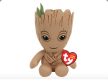 Ty Squisy Beanie Babies Marvel Groot plüss figura