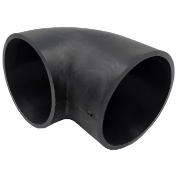 Levegőszűrő cső - műanyag PVC, 90°