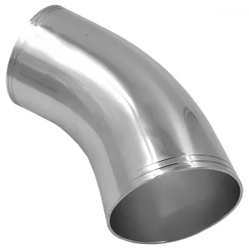 Levegőszűrő cső hajlított - alumínium, 150x77mm