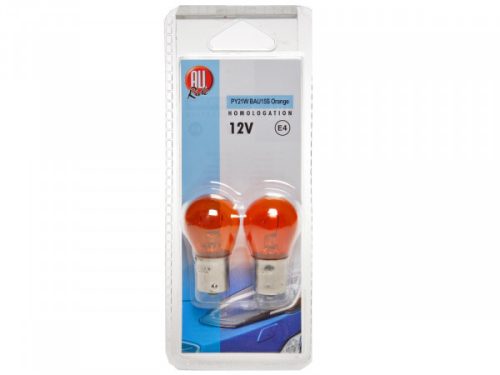 AllRide PY21W BA15S sárga izzó - 12V 21W - párban