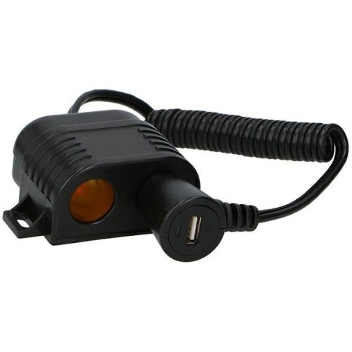 All Ride szivargyújtó elosztó 2-es USB - 2,1A/5A