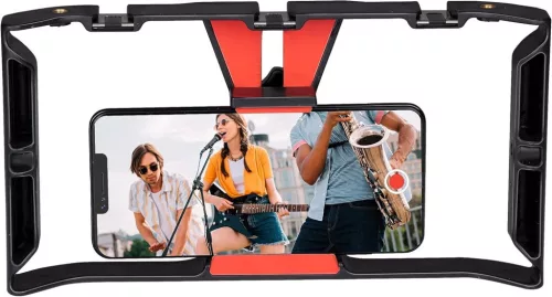 Grundig telefontartó keret videózáshoz
