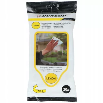 Dunlop üvegtisztító kendő - citrom illat - 20db-os