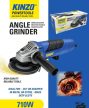 Kinzo sarokcsiszoló - 230V 710W - kék
