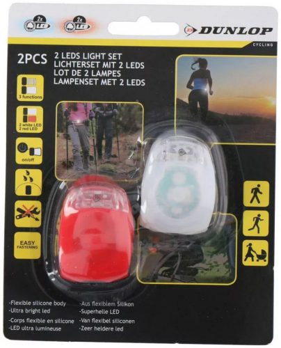 Dunlop LED kerékpár lámpa szett