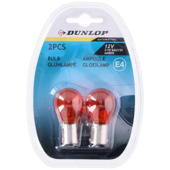 Dunlop PY21W BAU15s 12V sárga Izzó - 2db