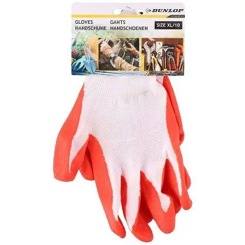   Dunlop tenyérmártott munkakesztyű - 10-es méret - párban