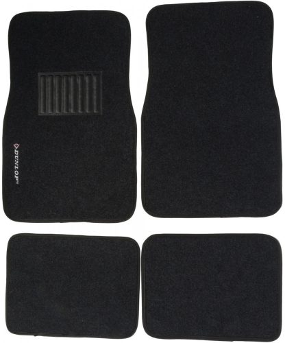 Dunlop textil autószőnyeg szett - fekete - 4db-os