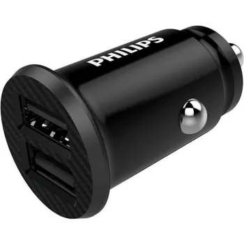 Philips DLP2510/03 autós töltő - 2xUSB-A - 12W 12-24V