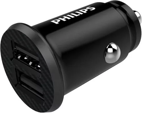 Philips DLP2510/03 autós töltő - 2xUSB-A - 12W 12-24V