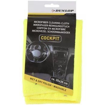   Dunlop mikroszálas törlőkendő műszerfalra - 35x35cm, 240gr