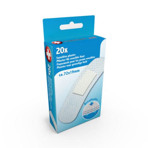 Comfort Aid légáteresztő sebtapasz - 72x19mm - 20db