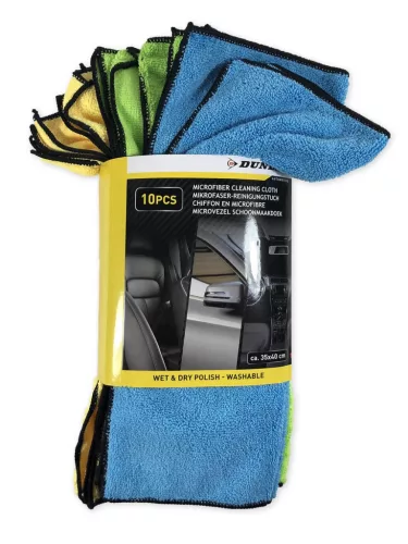 Dunlop 10db-os mikroszálas törlőkendő