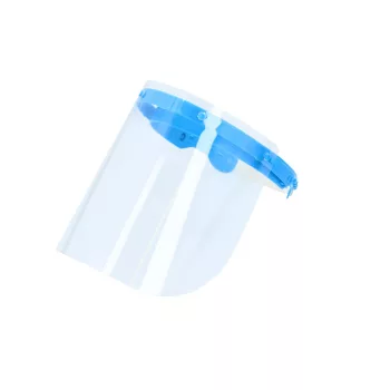 Átlátszó arcvédő pajzs