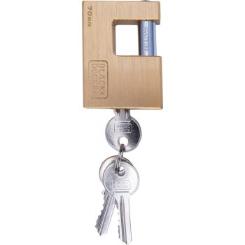 Black&Decker sárgaréz lakat - 70 mm - 3 kulccsal