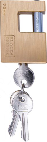 Black&Decker sárgaréz lakat - 70 mm - 3 kulccsal