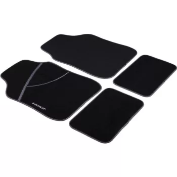 Dunlop univerzális textil autószőnyeg szett - fekete