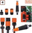 Black&Decker 4db-os kerti tömlő csatlakozó szett