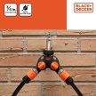 Black&Decker csapcsatlakozó - 3/4" fém kétágú csappal