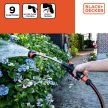 Black&Decker hosszúnyelű 9 funkciós locsolópisztoly