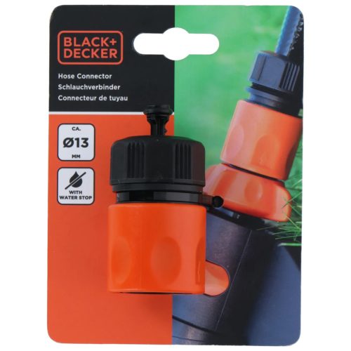 Black&Decker vízstoppos tömlőcsatlakozó - 1/2"