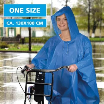 Poncsó, esőkabát - 100x130cm