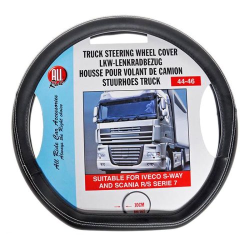 Allride műbőr kormányvédő - fekete - 44-46cm