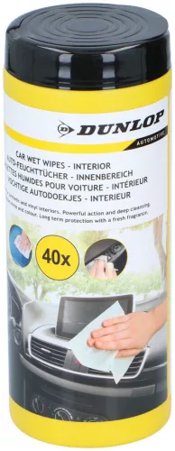 Dunlop nedves törlőkendő beltérre - 40db