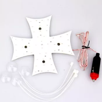 Világító kereszt - 24 V 48 Led-es