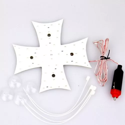 Világító kereszt - 24 V 48 Led-es