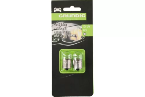Grundig 12V 5W BA15S izzó - párban