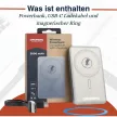 Grundig vezeték nélküli Powerbank - 5000mAh