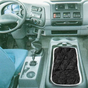   Belső plüss dekor bélés tároló rekeszekhez, TGK-hoz - fekete/fehér