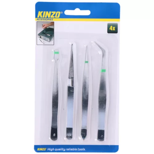 Kinzo csipesz készlet - 4db-os