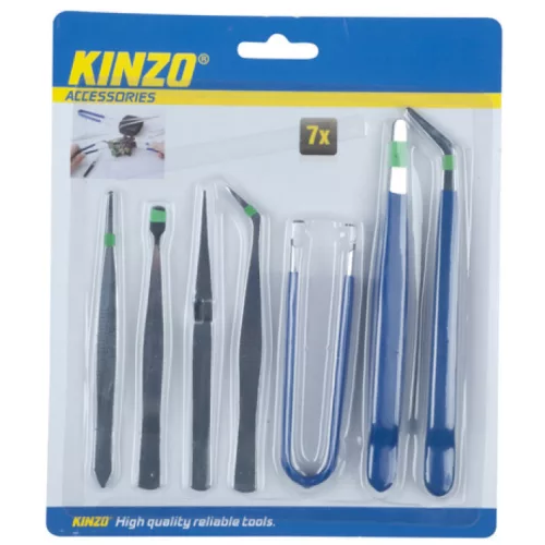 KINZO csipesz készlet - 7db-os