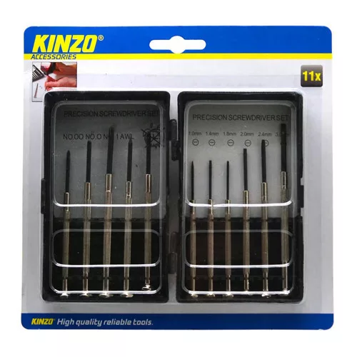 Kinzo csavarhúzó készlet - 11db-os