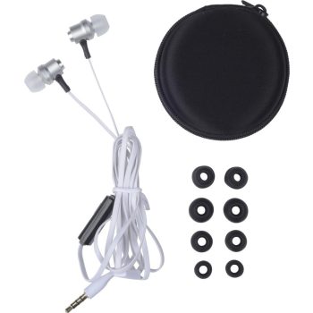 Grundig fülhallgató mikrofonnal - Metal Pro ezüst