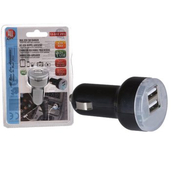 All Ride szivargyújtós USB dupla töltő - 2.1A 