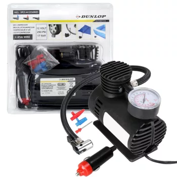 Dunlop kompresszor - 12V 10A 17Bar