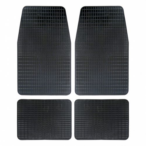 4 részes gumi autószőnyeg szett - fekete - Voyager