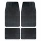 4 részes gumi autószőnyeg szett - fekete - Voyager