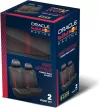 Red Bull 6db-os első univerzális üléshuzat - légzsákos - fekete/piros